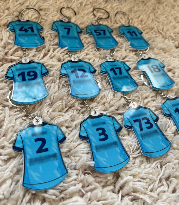 TEAM PACK — 10 Custom Acrylic Keychains (Save 5%)