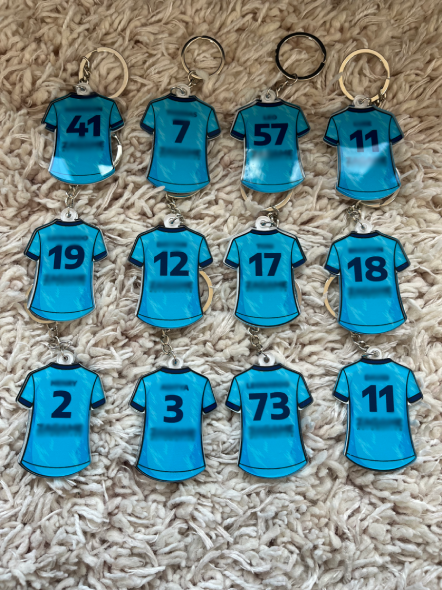 TEAM PACK — 10 Custom Acrylic Keychains (Save 5%)